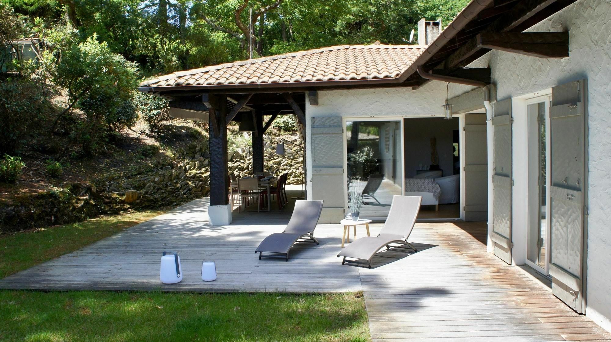 House With 4 Rooms In Arcachon With Enclosed Garden Екстер'єр фото